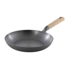 Gibson Home Eaglestone 9.5 Inch Cast Iron Skillet with Bakelite Handle in Black