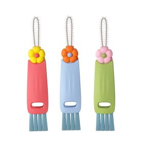 3PCS 3in1 Multifunctional Bottle Cleaning Brush Set For Cup Lids And Tight Gaps, Home Kitchen Water Bottle Cleaner Brush For Plastic Cups And Crevice