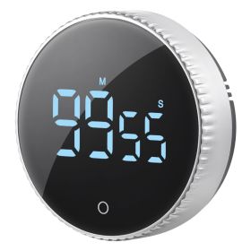 Digital Kitchen Timer, Magnetic Countdown Countup Timer with 3-inch Large LED Display, 3 Volume Levels & 2 Lighting Modes