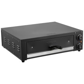 Electric Pizza Oven, 16 in Countertop Pizza Oven, 77 to 572°F Temp Range, 1750W Indoor Pizzas Maker w/Timing & Temp Control