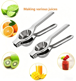 Lemon Orange Lime Squeezer Stainless Steel