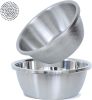 304 Stainless Steel Microporous Colander,2QT Large Capacity with Mixing Bowl For washing vegetables, fruit and rice and for draining cooked pasta(2PC)
