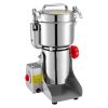 Electric Grain Mill Grinder, 1.8 lbs Commercial Spice Grinders, High Speed 2100W Stainless Steel Pulverizer Powder Machine, for Dry Grains, Spices
