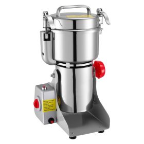 Electric Grain Mill Grinder, 1.8 lbs Commercial Spice Grinders, High Speed 2100W Stainless Steel Pulverizer Powder Machine, for Dry Grains, Spices