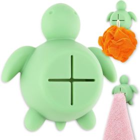 Fun Sea Turtle Kitchen Towel Self Adhesive Silicone Hooks Holder, Appreciation Christmas Gifts for Women Men Friend Sister Mom
