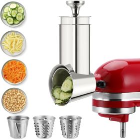 Stainless Steel Slicer Shredder Attachment for Kitchenaid Mixers