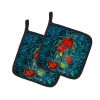 Maters Tomatoes Pair of Pot Holders Kitchen Heat Resistant Pot Holders Sets Oven Hot Pads for Cooking Baking BBQ, 7 1/2 x 7 1/2