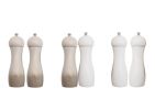 Seasoning Shakers, Salt and Pepper Grinder, Fine or Course Mill, Kitchen Spice Organizers - Set of 2
