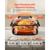 Roaster Oven, 26QT Electric Roasting Pan, 150-450 F Adjustable Temp Fast-Cooking Turkey Roaster with Cool-Touch Handle, Visible Self-Basting Lid