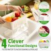 5-Pack Large Fruit Storage Containers for Fridge with Removable Colander, 2 in 1 Produce Storage Containers