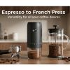 Portable electric coffee grinder, small household coffee bean grinder, multi-functional spice and dried goods crusher; supports various grinding modes