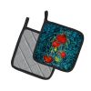 Maters Tomatoes Pair of Pot Holders Kitchen Heat Resistant Pot Holders Sets Oven Hot Pads for Cooking Baking BBQ, 7 1/2 x 7 1/2