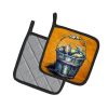 A Crab Bucket Pair of Pot Holders Kitchen Heat Resistant Pot Holders Sets Oven Hot Pads for Cooking Baking BBQ, 7 1/2 x 7 1/2