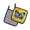 Buttefly Whisp Pair of Pot Holders Kitchen Heat Resistant Pot Holders Sets Oven Hot Pads for Cooking Baking BBQ, 7 1/2 x 7 1/2