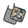 Sand Dollars Pair of Pot Holders Kitchen Heat Resistant Pot Holders Sets Oven Hot Pads for Cooking Baking BBQ, 7 1/2 x 7 1/2