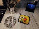 Cardinal Ochre Pair of Pot Holders Kitchen Heat Resistant Pot Holders Sets Oven Hot Pads for Cooking Baking BBQ, 7 1/2 x 7 1/2